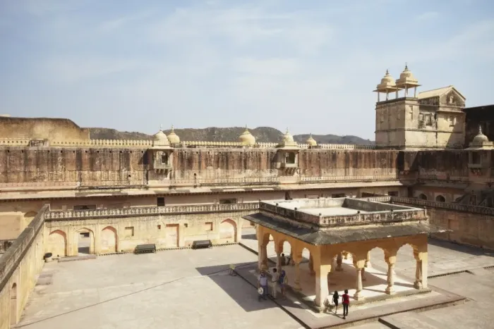 Framed Print : Courtyard of Palace of Man Singh I, Amber Fort, Jaipur, Rajasthan, India, Asia Framed Print : Courtyard of Palace of Man Singh I, Amber Fort, Jaipur, Rajasthan, India, Asia