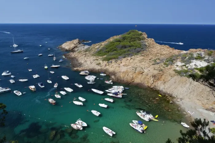Framed Print : Cove filled with pleasure boats, Sa Tuna, near Begur, Costa Brava, Catalonia, Spain, Mediterranean, Europe Framed Print : Cove filled with pleasure boats, Sa Tuna, near Begur, Costa Brava, Catalonia, Spain, Mediterranean, Europe