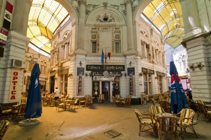 Framed Print : Covered passage Bucharest, Romania, Europe Framed Print : Covered passage Bucharest, Romania, Europe
