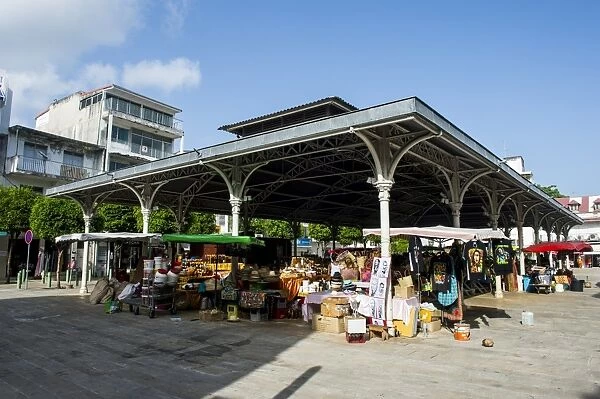 Covered Spice market, Pointe-a-Pitre, Guadeloupe, French Overseas Department, West Indies