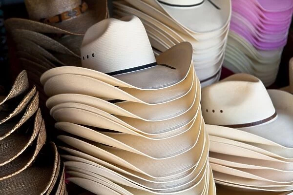 Cowboy hats, Fredericksburg, Texas, United States of America, North America