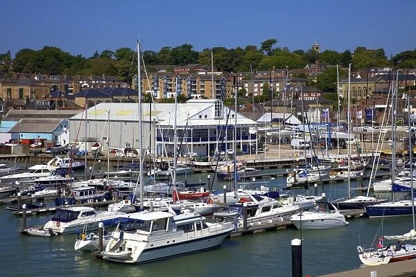 Cowes Harbour, Cowes, Isle of Wight, England, United Kingdom, Europe