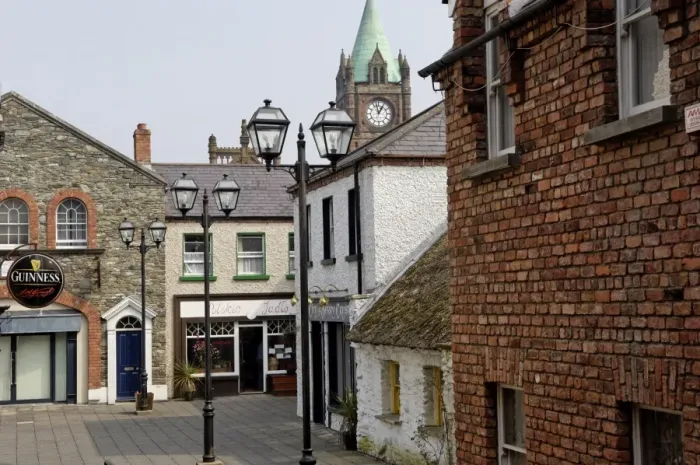 Framed Print : The Craft Village located in the area between lower Shipquay Street and Magazine Street Framed Print : The Craft Village located in the area between lower Shipquay Street and Magazine Street