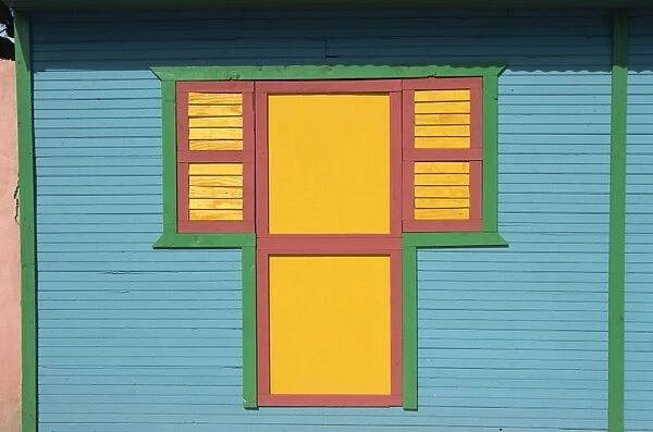 Detail of Creole house, Don Juan Hotel, Boca Chica, Dominican Republic