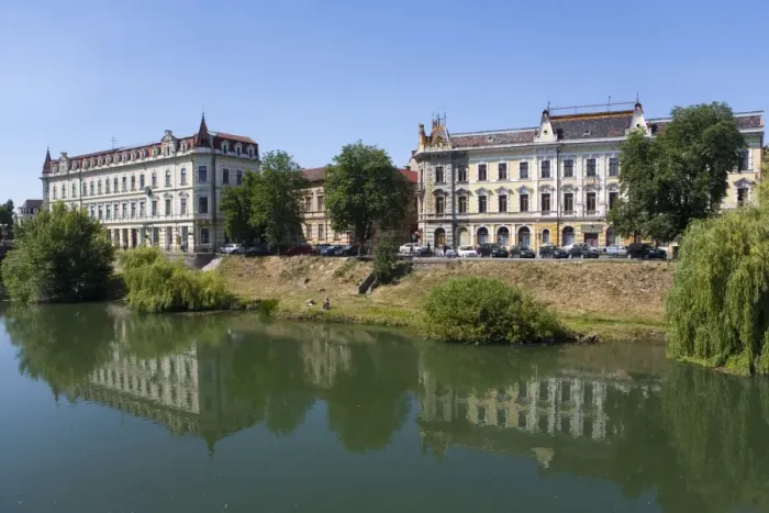 Framed Print : Along the Crisul Repede River, Oradea, Romania, Europe Framed Print : Along the Crisul Repede River, Oradea, Romania, Europe