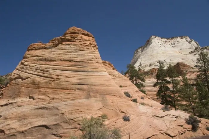 Framed Print : Cross-bedded sandstone formations (ancient sand dunes), seen from the Zion to Mount Carmel Highway Framed Print : Cross-bedded sandstone formations (ancient sand dunes), seen from the Zion to Mount Carmel Highway