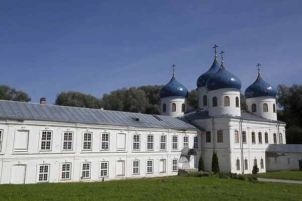 Cross Exaltation Cathedral, Yuriev Monastery, UNESCO World Heritage Site, Veliky Novgorod
