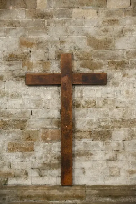 Framed Print : Cross in Vezelay basilica, Vezelay, Yonne, Burgundy, France, Europe Framed Print : Cross in Vezelay basilica, Vezelay, Yonne, Burgundy, France, Europe
