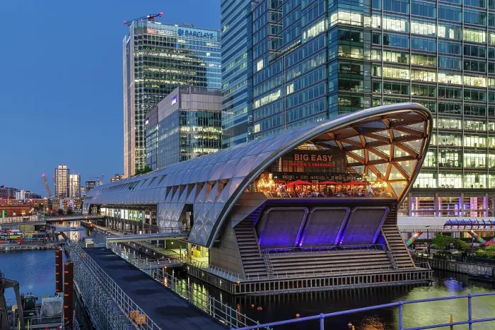 Framed Print : Crossrail Station, Canary Wharf, London, England