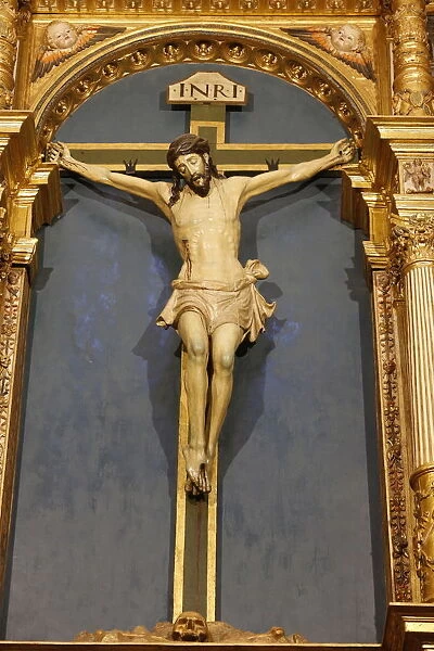 Crucifix in the Mosque (Mezquita) and Cathedral of Cordoba, UNESCO World Heritage Site