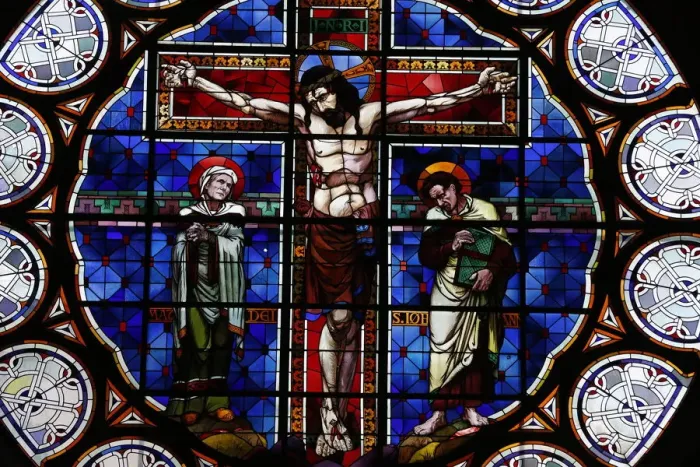 Framed Print : Crucifixion, Christ on the Cross, Paris, France, Europe Framed Print : Crucifixion, Christ on the Cross, Paris, France, Europe