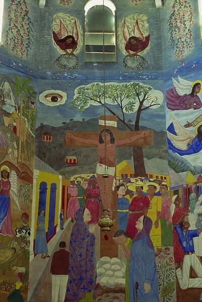 Crucifixon mural
