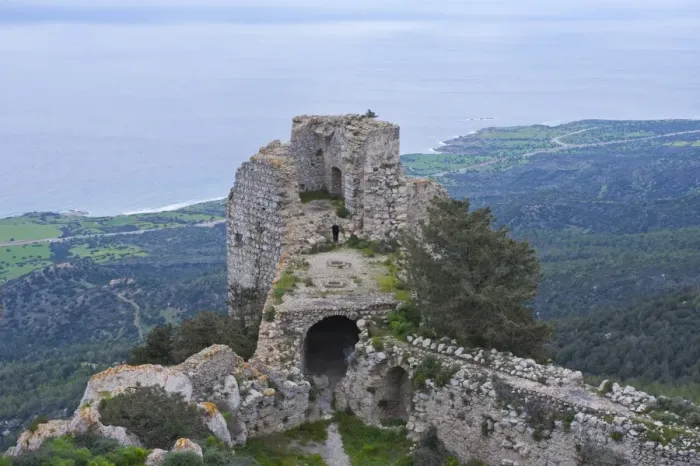 Framed Print : Crusader castle, Kantara, Turkish part of Cyprus, Cyprus, Europe Framed Print : Crusader castle, Kantara, Turkish part of Cyprus, Cyprus, Europe