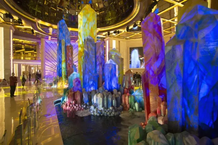 Framed Print : Crystal Lobby in Galaxy Hotel, Taipa, Macau, China, Asia Framed Print : Crystal Lobby in Galaxy Hotel, Taipa, Macau, China, Asia