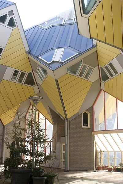 Cubic House (Kubuswoningen), designed by Piet Blom, Rotterdam, Netherlands, Europe