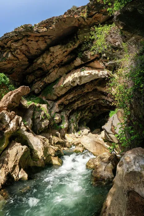 Framed Print : Cueva del Gato cave with a waterfall in Andalusia, Spain, Europe Framed Print : Cueva del Gato cave with a waterfall in Andalusia, Spain, Europe