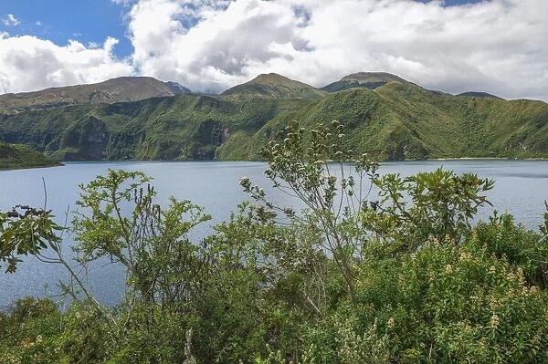 Cuicocha crater lake, Imbabura Province, Ecuador, South America