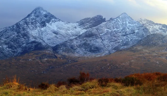 Framed Print : Cullin Hills in winter, Isle of Skye, Scotland, UK Framed Print : Cullin Hills in winter, Isle of Skye, Scotland, UK