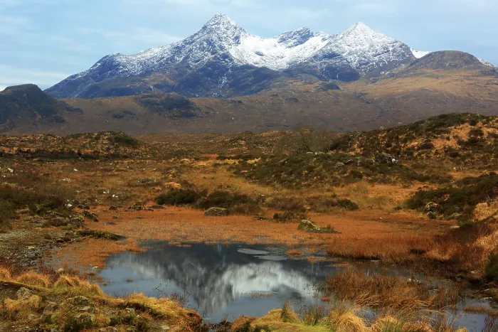 Framed Print : Cullin Hills in winter, Isle of Skye, Scotland, UK Framed Print : Cullin Hills in winter, Isle of Skye, Scotland, UK