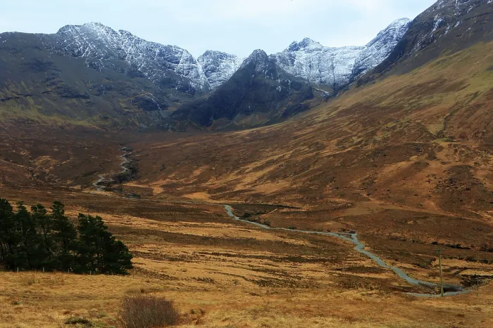 Framed Print : Cullin Hills in winter, Isle of Skye, Scotland, UK Framed Print : Cullin Hills in winter, Isle of Skye, Scotland, UK