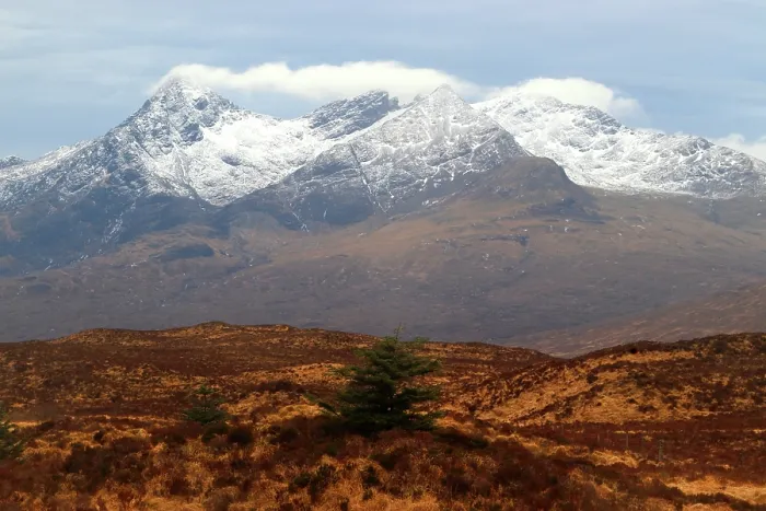 Framed Print : Cullin Hills in winter, Isle of Skye, Scotland, UK Framed Print : Cullin Hills in winter, Isle of Skye, Scotland, UK
