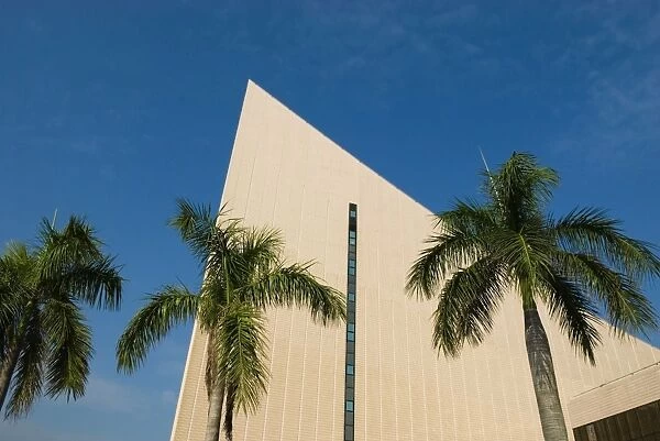 The Cultural Centre, well known for its windowless architecture, Tsim Sha Tsui