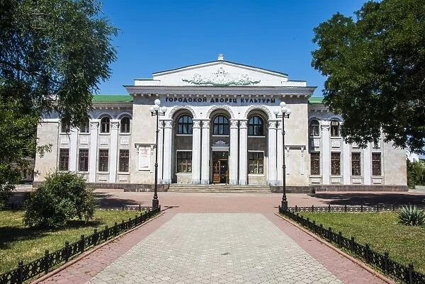 Cultural Palace in Tiraspol, capital of the Republic of Transnistria, Moldova, Europe