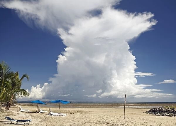 Cumulonimbus cloud taken from Nalamu Beach, Vuda Point, Fiji, Pacific Islands, Pacific