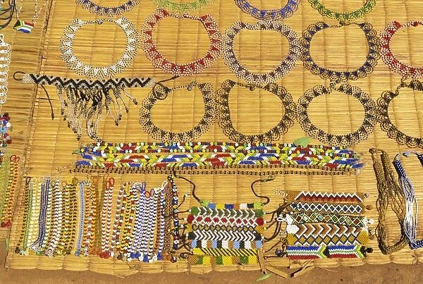 Curios and Zulu bead necklaces