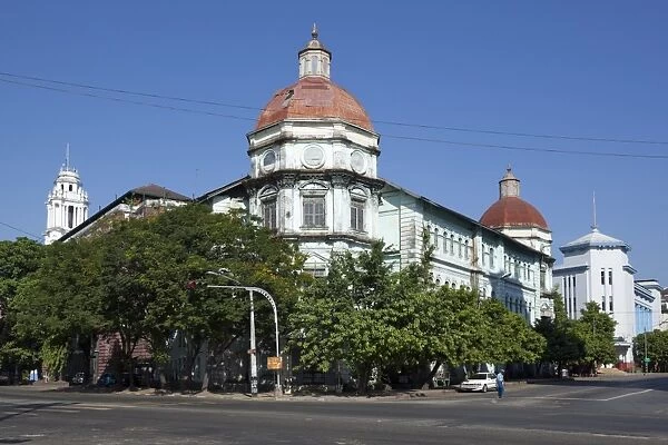 Customs House, built in 1915, Strand Road, Yangon (Rangoon), Yangon Region, Myanmar (Burma), Asia
