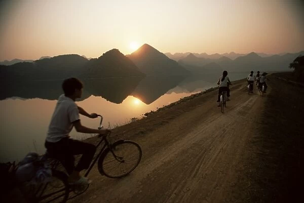 Cyclists, Cuc Phuong region