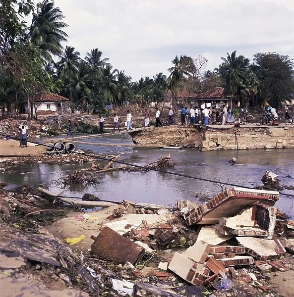 Damage caused by the December 2005 tsunami