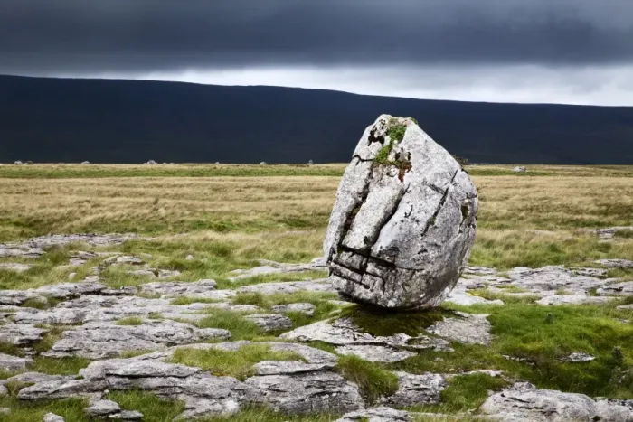 Framed Print : Dark clouds and Standing Stone on Twisleton Scar, Yorkshire Dales, North Yorkshire, Yortkshire, England, United Kingdom, Europe Framed Print : Dark clouds and Standing Stone on Twisleton Scar, Yorkshire Dales, North Yorkshire, Yortkshire, England, United Kingdom, Europe