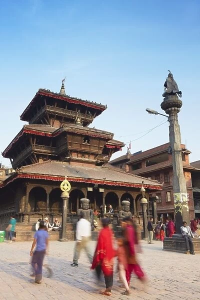 Dattatreya Temple, Tachupal Tole, Bhaktapur, UNESCO World Heritage Site, Kathmandu Valley, Nepal, Asia