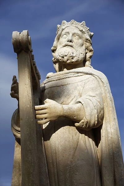 David statue in Salon de Provence, Bouches du Rhone, France, Europe