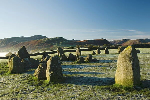 Dawn, Castlerigg Stone Circle, Keswick, Lake District, Cumbria, England