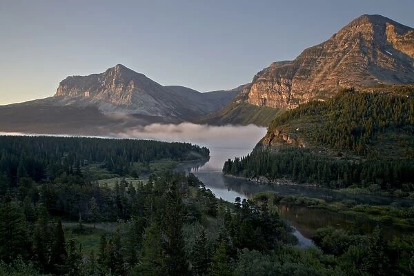 Dawn at Swiftcurrent Creek, Glacier National Park, Montana, United States of America