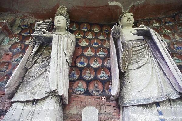 Dazu Buddhist rock sculptures, UNESCO World Heritage Site, Chongqing Municipality
