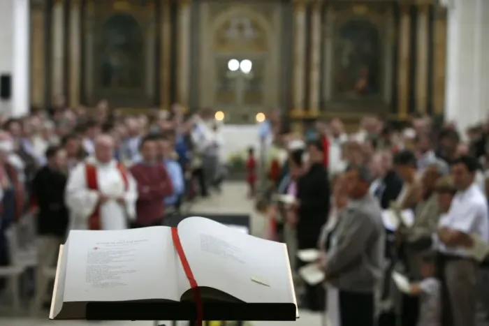 Framed Print : Deacon ordination in Pontigny abbey church, Pontigny, Yonne, France, Europe Framed Print : Deacon ordination in Pontigny abbey church, Pontigny, Yonne, France, Europe