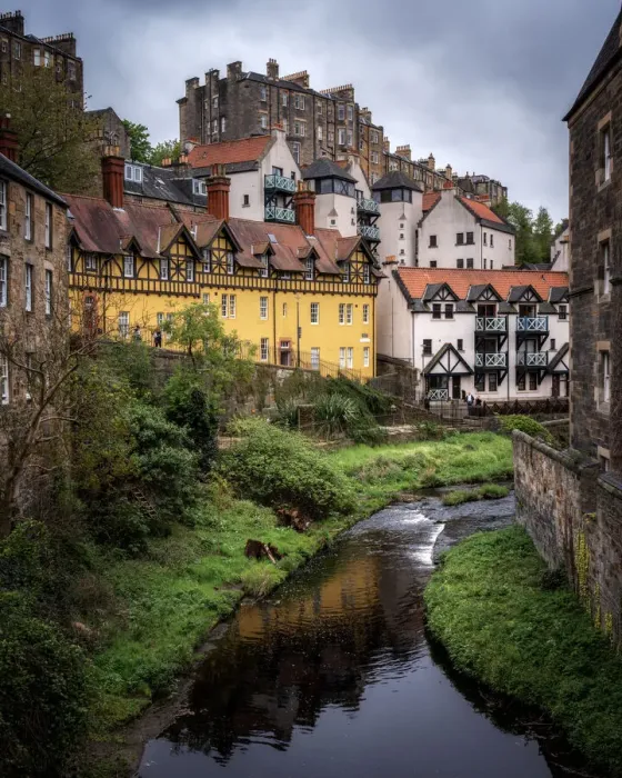 Framed Print : Dean Village, Edinburgh, Scotland, United Kingdom, Europe Framed Print : Dean Village, Edinburgh, Scotland, United Kingdom, Europe