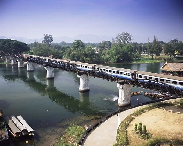 The Death Railway bridge on the River Kwai (Saphan Mae Nam Khwae Yai)
