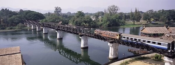 The Death Railway bridge on the River Kwai (Saphan Mae Nam Khwae Yai)