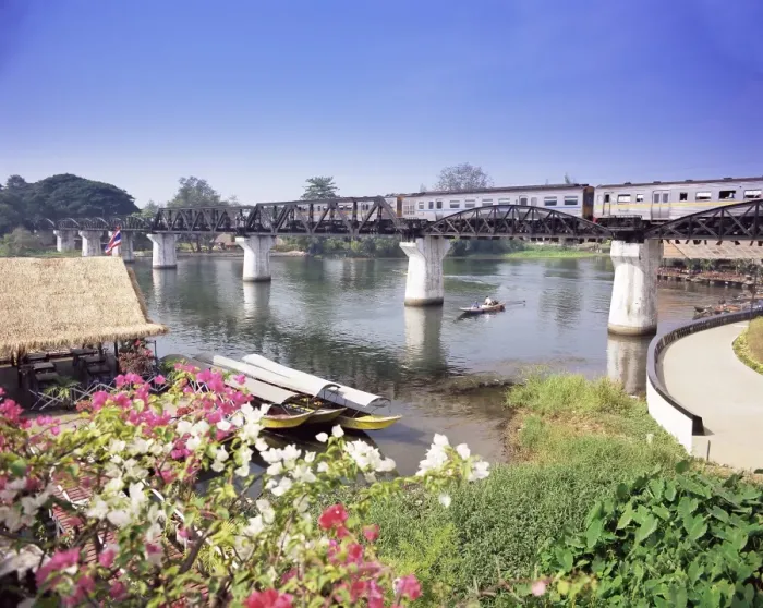 Framed Print : The Death Railway bridge on the River Kwai (Saphan Mae Nam Khwae Yai) Framed Print : The Death Railway bridge on the River Kwai (Saphan Mae Nam Khwae Yai)