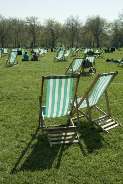 Framed Print : Deck chairs, Green Park, London, England, United Kingdom, Europe Framed Print : Deck chairs, Green Park, London, England, United Kingdom, Europe