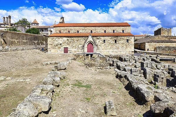 Decommissioned Catholic Cathedral and archaeological excavation site, Idanha-a-Velha, Serra da Estrela, Beira Alta, Portugal, Europe