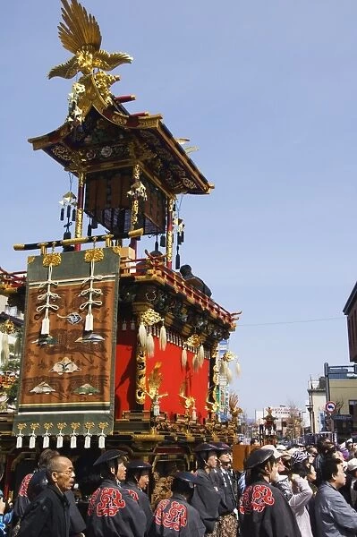 Decorated floats at Takayama spring festival