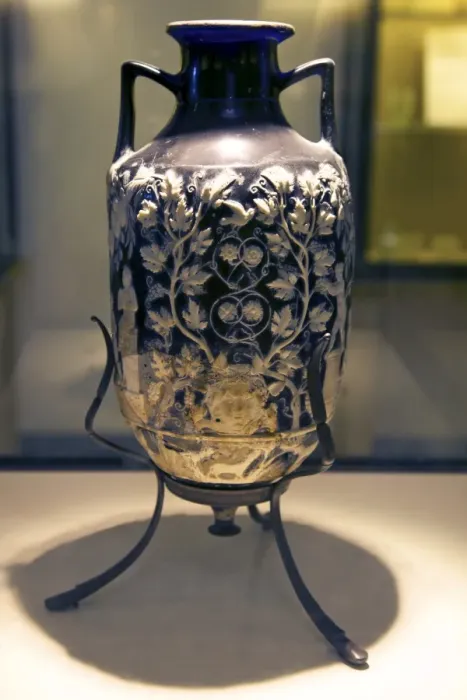 Framed Print : Decorated glass vase, National Archaeological Museum, Naples, Campania, Italy, Europe Framed Print : Decorated glass vase, National Archaeological Museum, Naples, Campania, Italy, Europe