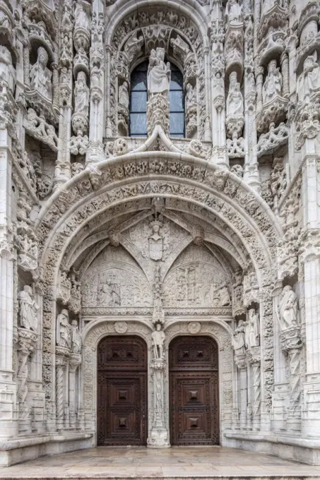 Framed Print : Decorated Manueline Gothic doorway to the Mosteiro dos Jeronimos (Hieronymites Monastery) Framed Print : Decorated Manueline Gothic doorway to the Mosteiro dos Jeronimos (Hieronymites Monastery)