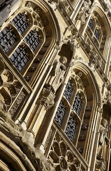 Decorative stonework, Cambridge, England