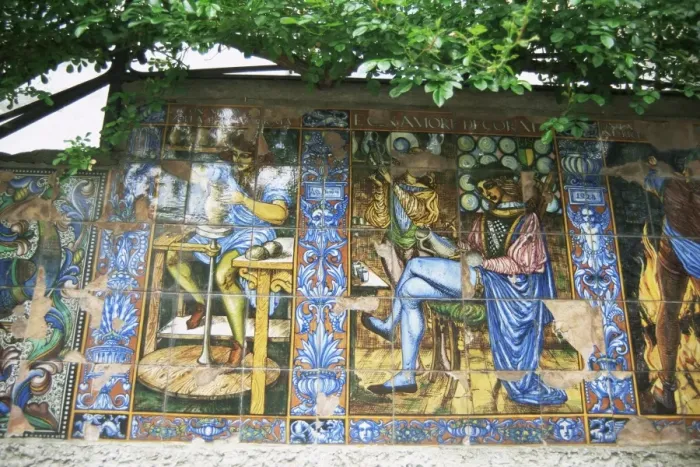 Framed Print : Decorative tiles Framed Print : Decorative tiles